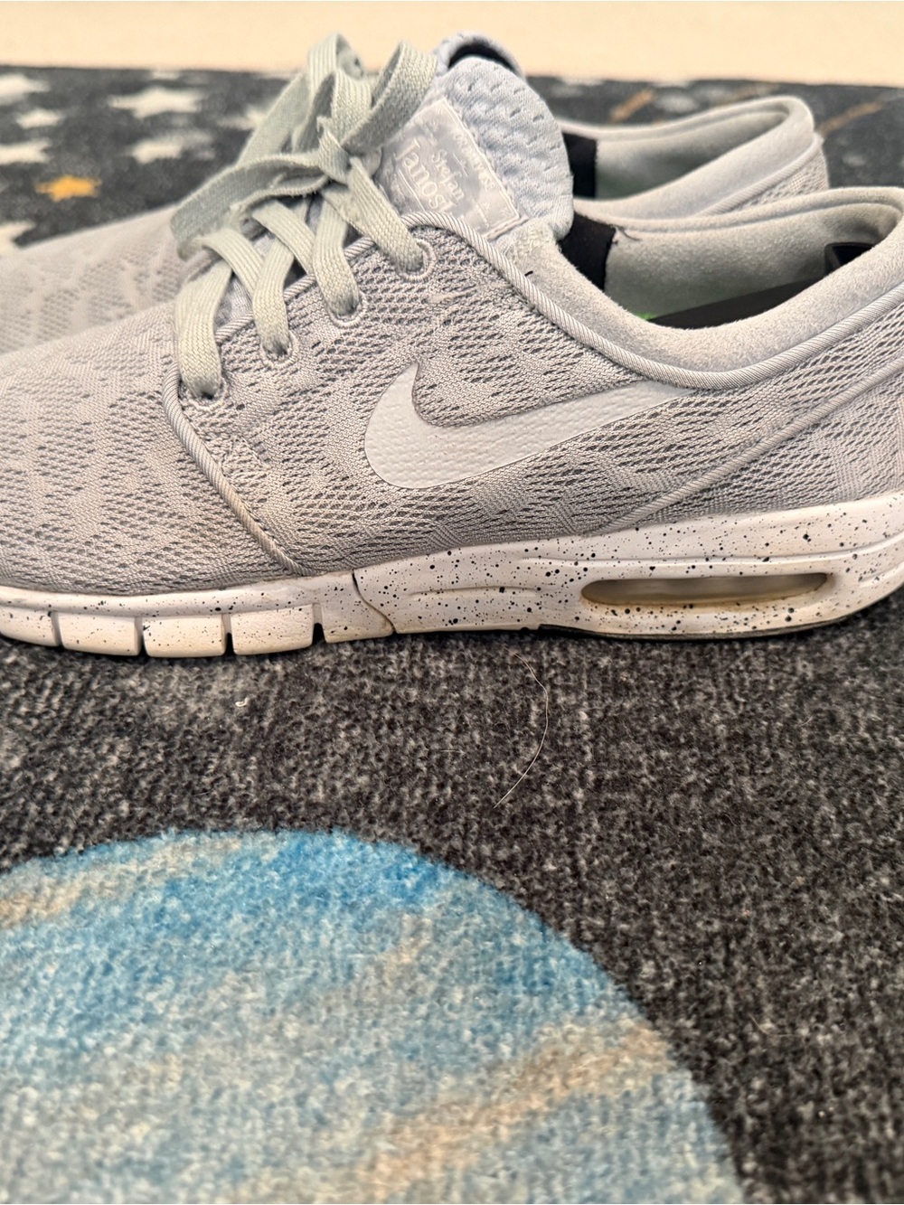 Nike SB Stefan Janoski Air Max Light Gray Sneakers Mens 10.5
